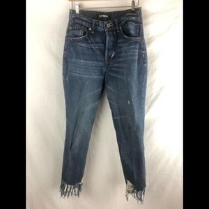 Express Vintage ankle high rise jeans